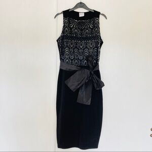 RED VALENTINO Bodycon Bow Belt Dress size S